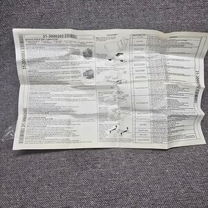 GE Service Manual 31-3000202 Dryer Tech Sheet Wiring Diagram White Excellent OEM